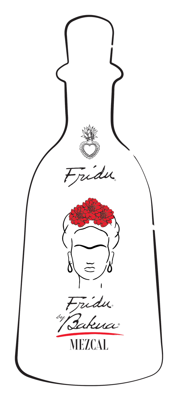 La botella Fridu by Bakua